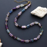 Aurora Fluorite Beaded Necklace - Moon Dance Charms