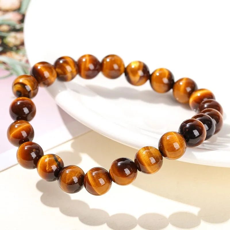 Aurora Tiger Eye Beaded Bracelet - Moon Dance Charms