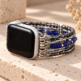 blue apple watch band beads  for women Moon Dance Charms