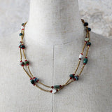 Bohemia Seed Bead & Natural Stone Necklace - Moon Dance Charms