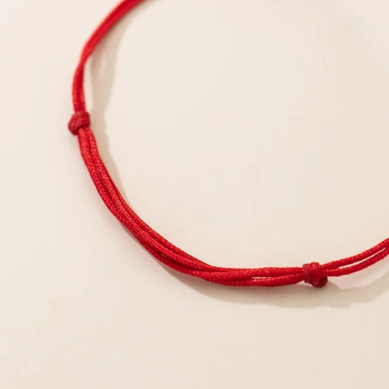 Bracelet Red Thread with Fish Charm In Silver - Moon Dance Charms