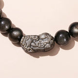 Carved Pixiu Bracelet - Moon Dance Charms