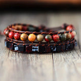 Charming Double Wrap Leather Bracelet - Moon Dance Charms