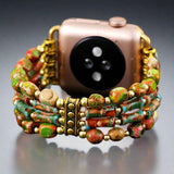 Crazy Jasper Beaded Apple Watch Band  For Women