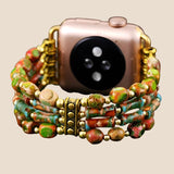 Crazy Jasper Beaded Apple Watch Band - Moon Dance Charms