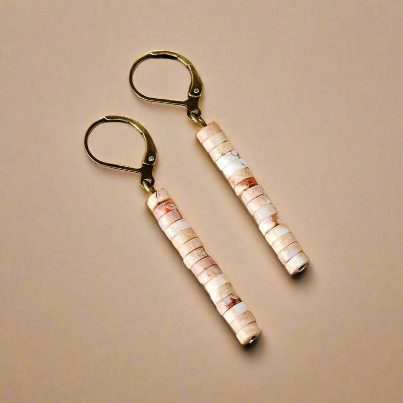 Jasper Natural stones earrings