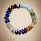 Flow Chakra Crystals Bracelet Stretchable - Moon Dance Charms