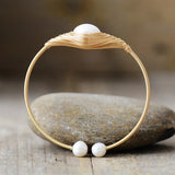 Freshwater Pearl Cuff Bracelet - Moon Dance Charms