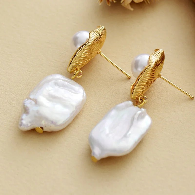 Freshwater Pearl Dangle Earring - Moon Dance Charms