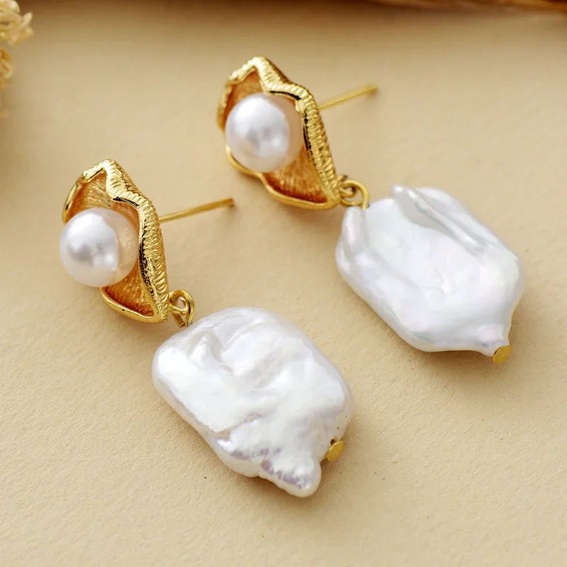 Freshwater Pearl Dangle Earring - Moon Dance Charms