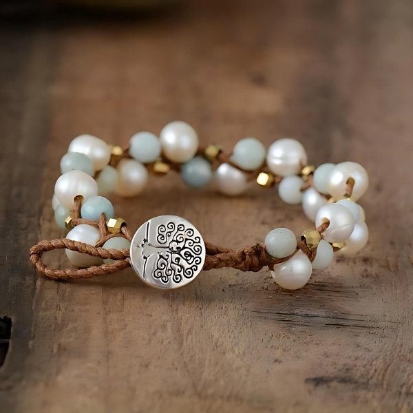Goddess Freshwater Pearls Bracelet - Moon Dance Charms