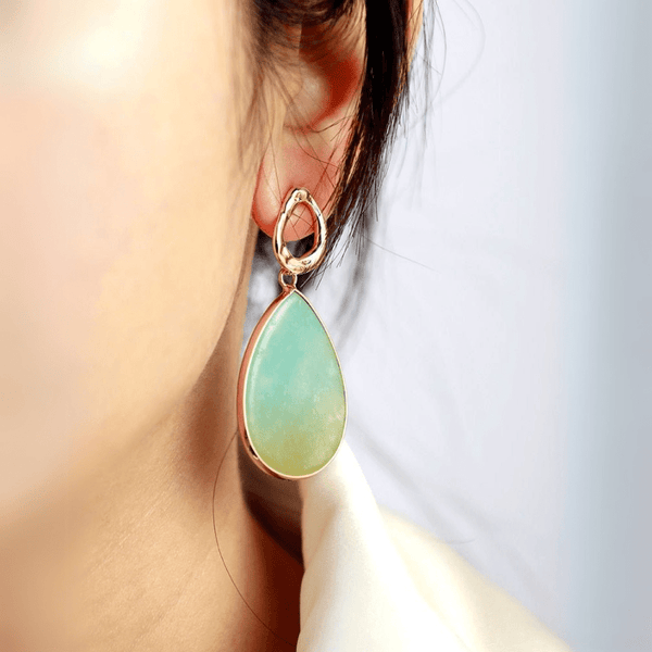 Gorgeous Amazonite Earrings - Moon Dance Charms