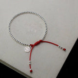 Infinite Connection Red Bracelet | Silver 925 - Moon Dance Charms