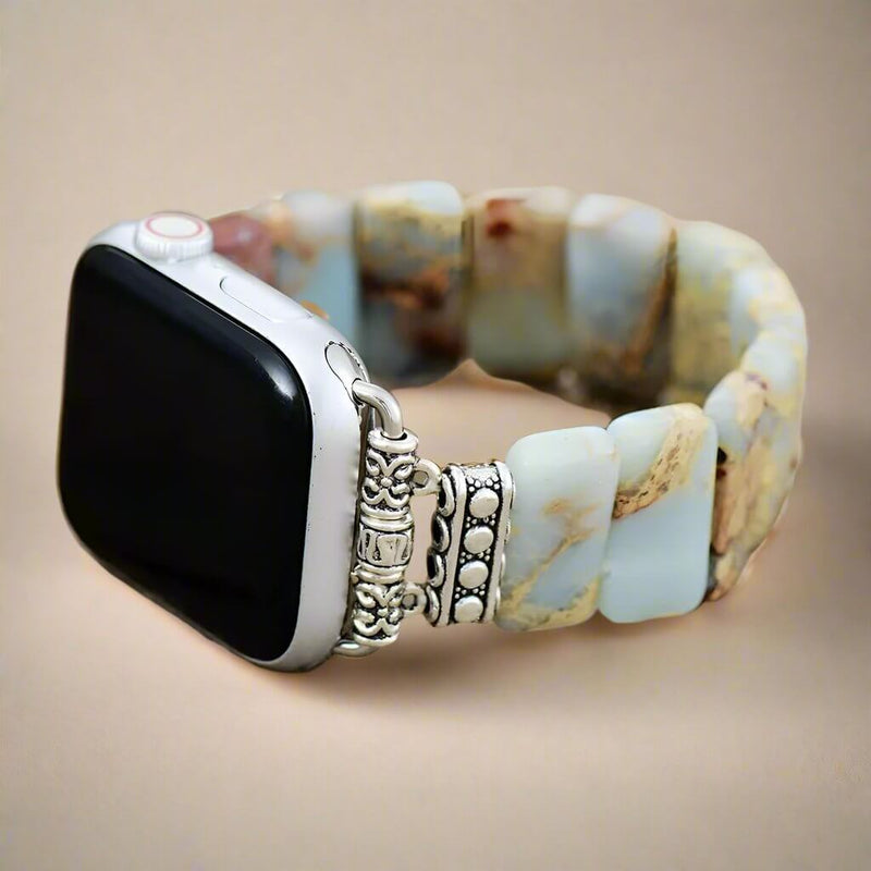 Beaded Apple Watch Band women Stretchable  