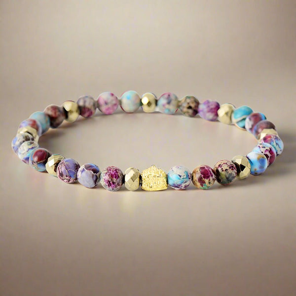 Jasper Lavender Stone Bracelet - Moon Dance Charms