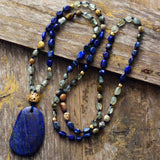 Lapis & Jasper Necklace - Moon Dance Charms