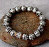 Lava Rock Bracelet In Gray - Moon Dance Charms