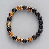 Lava Rock Buddha Balance Bracelet - Moon Dance Charms