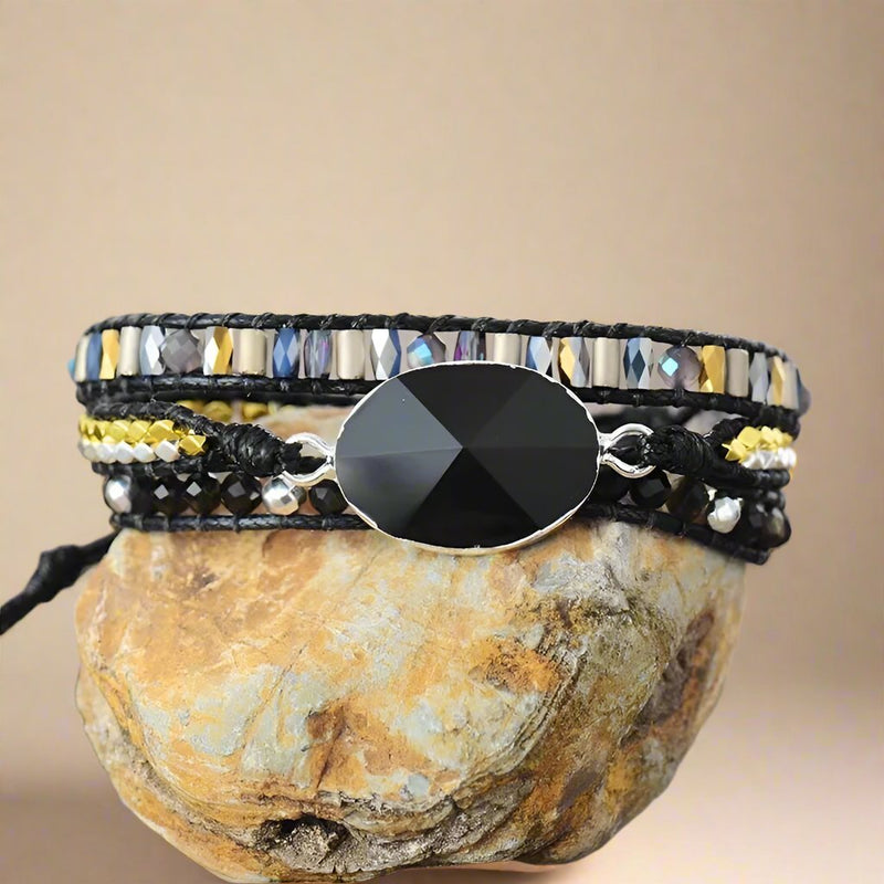 Magical Black Wrap Bracelets - Moon Dance Charms