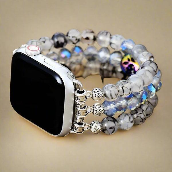 Moon Stone Beaded Apple Watch Strap - Moon Dance Charms