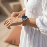 orange apple watch band