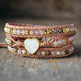 Passion Heart Wrap Bracelet - Moon Dance Charms