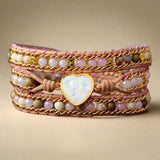 Passion Heart Wrap Bracelet - Moon Dance Charms