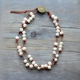 Pearls Wrap Bracelet Necklace - Moon Dance Charms