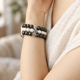 Pearl Apple Watch Beaded Band - Moon Dance Charms