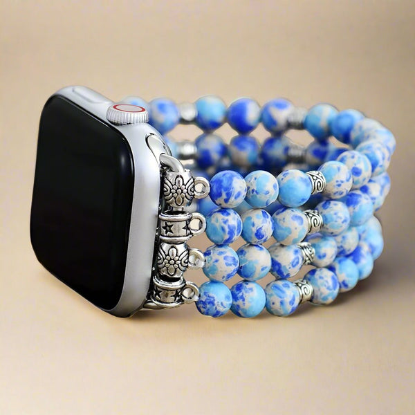 Picasso Beaded Apple Watch Band - Moon Dance Charms