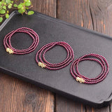 Prosperity Pixiu Bracelet For Women In Garnet - Moon Dance Charms