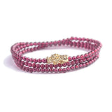 Prosperity Pixiu Bracelet For Women In Garnet - Moon Dance Charms