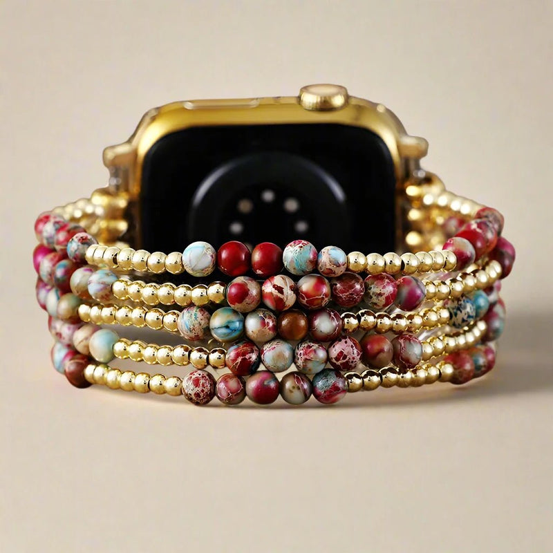 Radiant Apple Watch Band With Mini Stones Stretchable - Moon Dance Charms