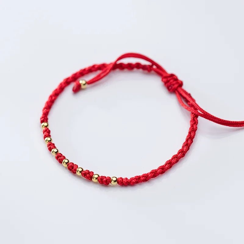 Red Thread bracelet Silver 925 Gold Plated - Moon Dance Charms