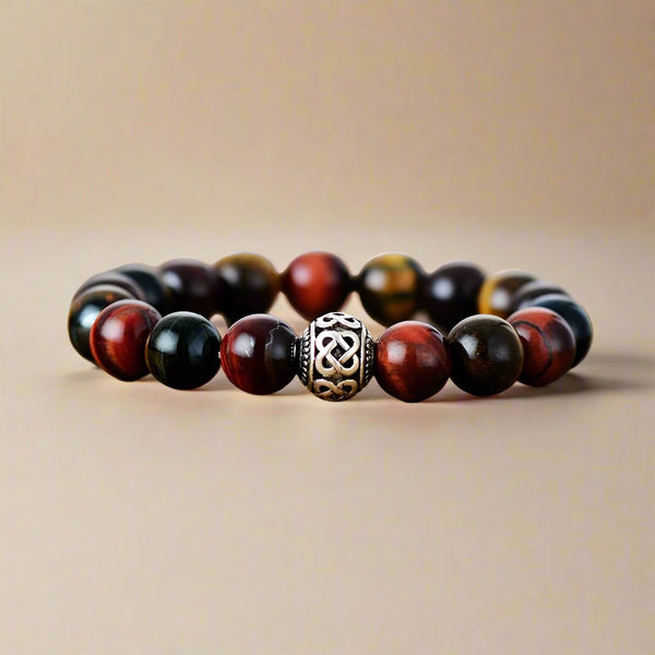 red tiger eye stone bracelet