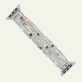 Serenity Apple Watch Bandje vvrouw  met Amazoniet Kralen - Moon Dance Charms