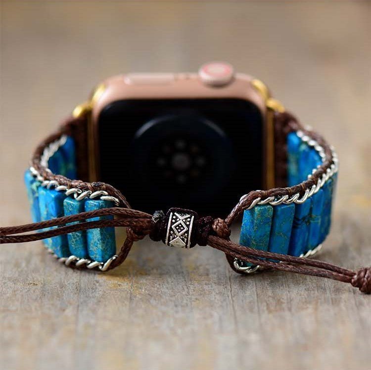 Sky Boho Apple Watch Strap - Moon Dance Charms