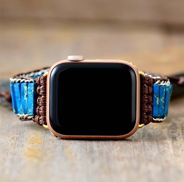 Sky Boho Apple Watch Strap - Moon Dance Charms