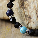 Spiritual 7 Chakras Bracelet Stretchable - Moon Dance Charms