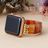 Correa para Apple Watch para mujer de cornalina