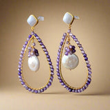 amethyst earrings