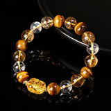 Tiger Eye Pixiu Bracelet For Wealth - Moon Dance Charms