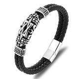 Totem Men Leather Bracelet - Moon Dance Charms