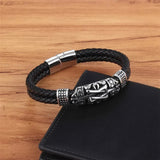 Totem Men Leather Bracelet - Moon Dance Charms