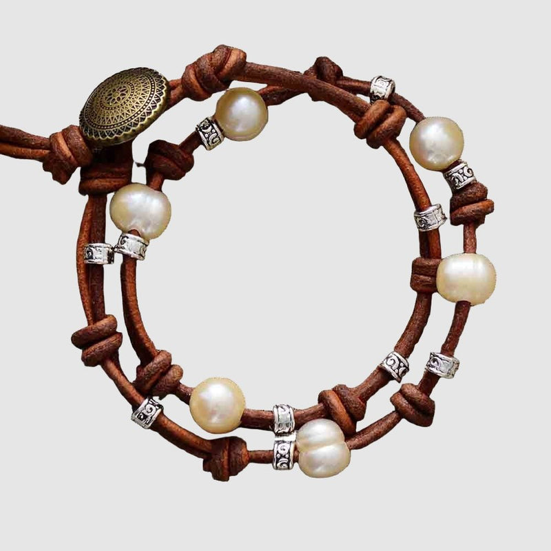 Vintage Freshwater Pearl Bracelet Choker - Moon Dance Charms