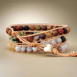 Vintage Wrap Beaded Bracelet - Moon Dance Charms