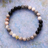 Yin Yang Balance Lava Stone Bracelet - Moon Dance Charms