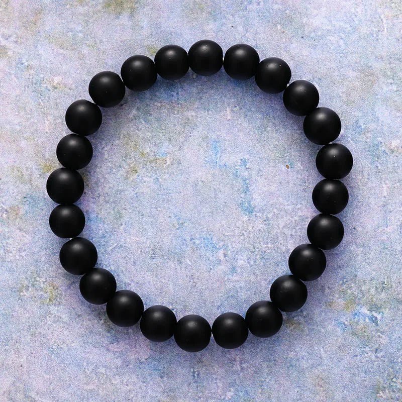 Yin Yang Balance Lava Stone Bracelet - Moon Dance Charms