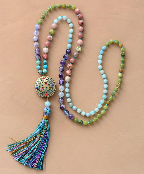 mala beads hand knotted