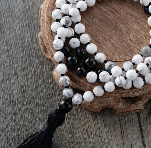 Howlite mala beads 